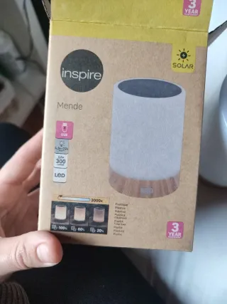 Lámpara de mesa LED USB