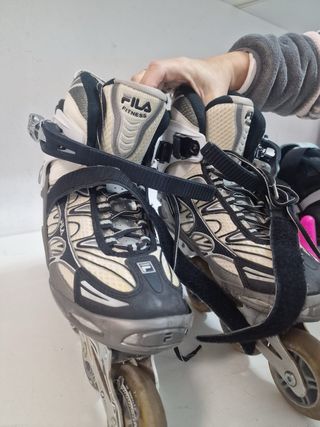 Patines en línea FILA talla 39 + mochila
