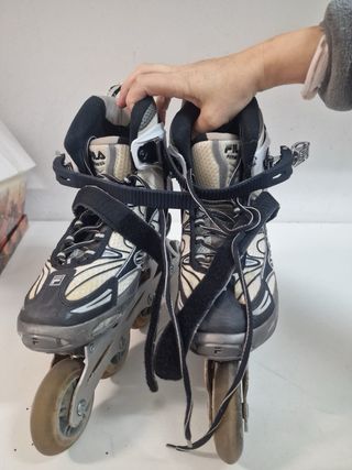 Patines en línea FILA talla 39 + mochila