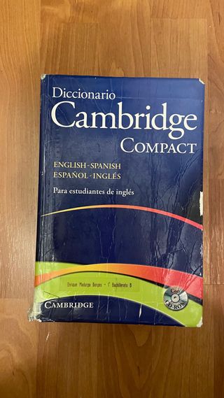 Diccionario Cambridge Compact Inglés Español