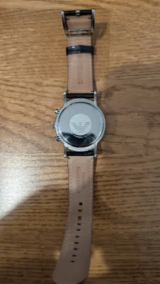 Reloj Emporio Armani Negro y Plateado