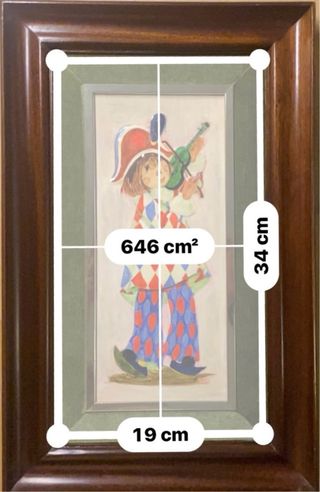 Cuadro Arlequín con Violín