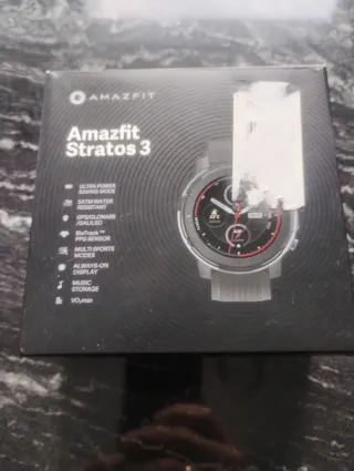 Reloj Amazfit Stratos 3 Negro/Gris