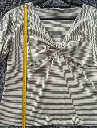 Camiseta Mango manga larga con nudo