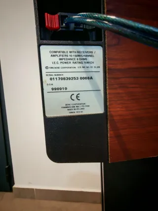 Altavoces vintage  Bose 301 Series IV