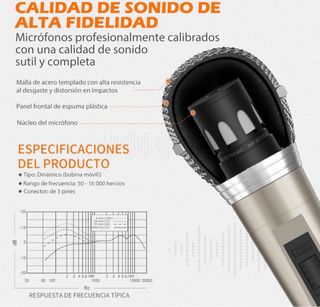 MICRÓFONO DINÁMICO TALOMEN L-52