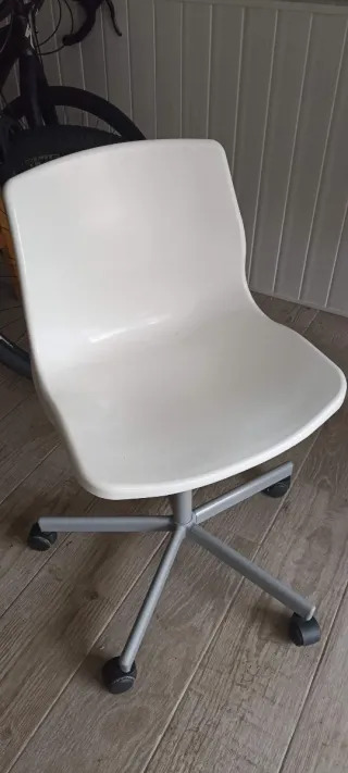 Silla de escritorio Ikea blanca