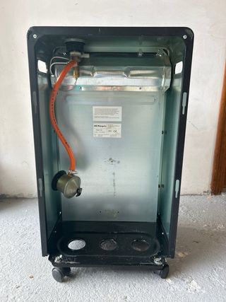 Estufa de gas Orbegozo negra