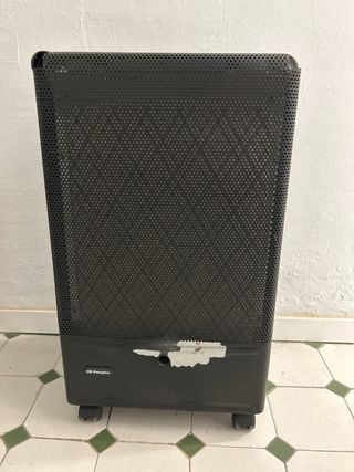 Estufa de gas Orbegozo negra