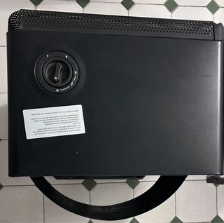 Estufa de gas Orbegozo negra