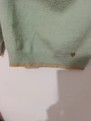 Jersey cuello barco verde