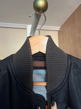 Chaqueta Bomber Alpha Industries Mujer Negra