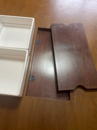 Mesa de comedor extensible de madera