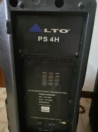 Altavoces Alto Professional 2 uds+mezclador samson