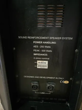 Altavoces Alto Professional 2 uds+mezclador samson