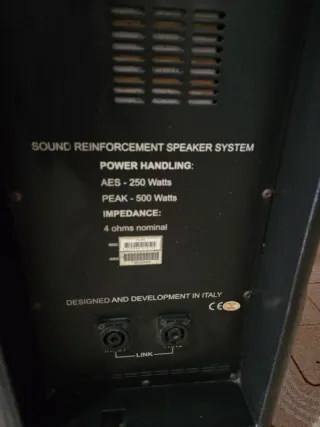 Altavoces Alto Professional 2 uds+mezclador samson