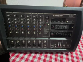 Altavoces Alto Professional 2 uds+mezclador samson