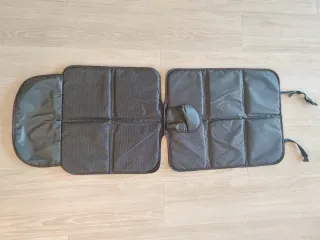 Protector Asiento Coche Silla Bebé Negro-Rojo