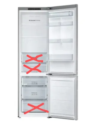 Cajones Nevera Samsung RB37J5000 + compatibles