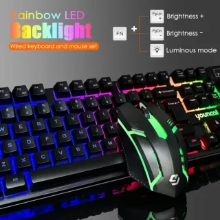 Teclado Gaming T-WOLF RGB