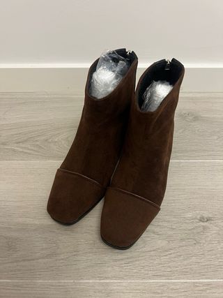 Botines marrones de ante