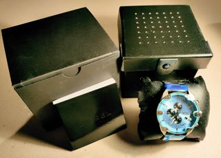 Reloj Diesel Spiked nuevo, esfera turquesa