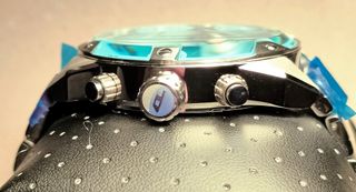 Reloj Diesel Spiked nuevo, esfera turquesa