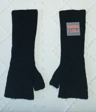 Guantes Mitones Bimba y Lola negros