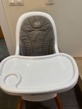 Trona Kinderkraft bebé madera gris