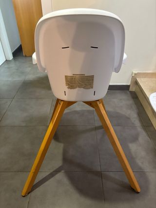 Trona Kinderkraft bebé madera gris