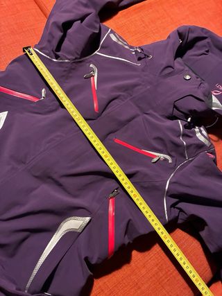 Chaqueta Halti drymax de esquí morada para mujer