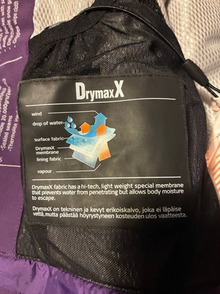 Chaqueta Halti drymax de esquí morada para mujer