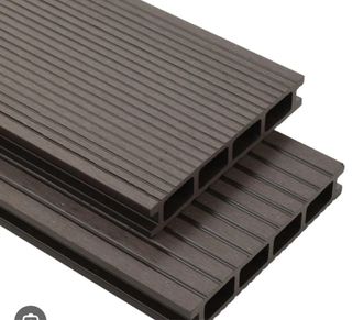 Suelo de composite gris