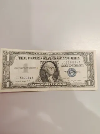 Dollaro USA 1 USD bollino blu