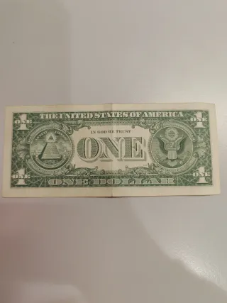 Dollaro USA 1 USD bollino blu
