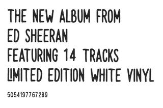 Ed Sheeran Autumn Variations Vinil Branco