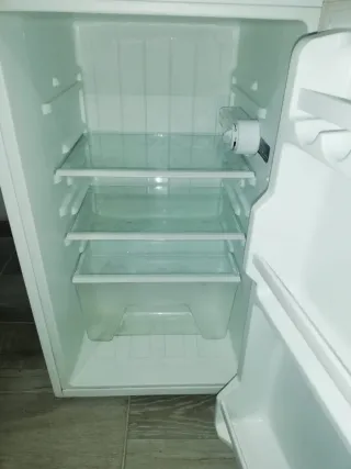 Nevera blanca pequeña