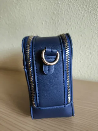 Bolso bandolera Desigual floral azul