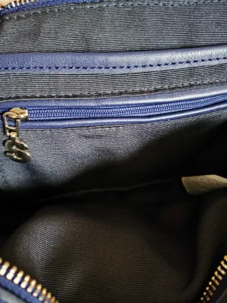 Bolso bandolera Desigual floral azul