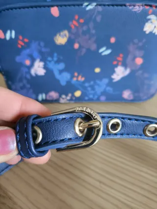 Bolso bandolera Desigual floral azul