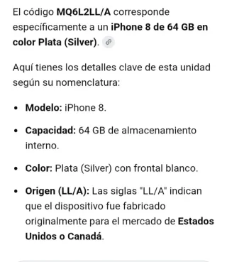 iPhone 8 64GB Argento prezzo negoziabile