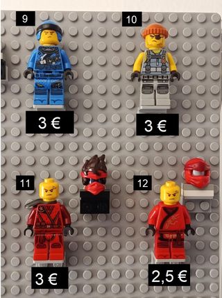 Lote LEGO Ninjago Minifiguras