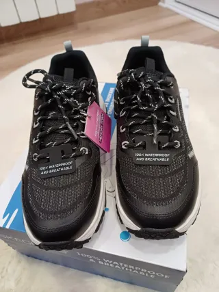 Zapatillas Skechers Talla 37 Negras waterproof