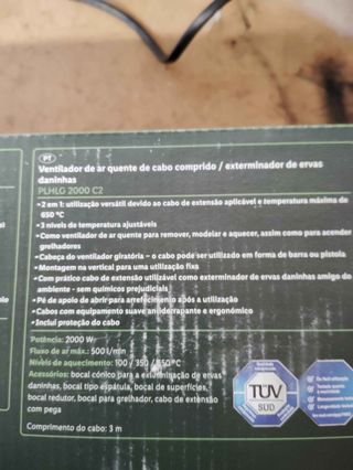 Soplador de aire caliente Parkside 2 in 1