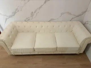 Sofá Chester Piel Beige