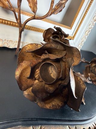 Apliques Florales Antiguos Dorados