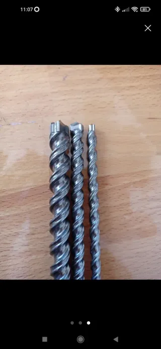 Brocas Hilti 12-8-6 x 17 cm