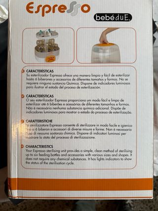 Calienta biberones, esterilizador cojin lactancia