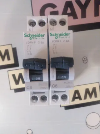 2 x Interruptor Magnetotérmico DPN 6A