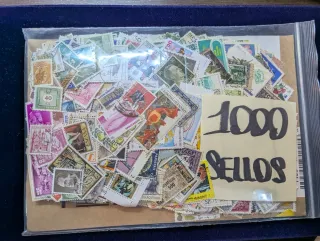 Lote 1000 sellos usados